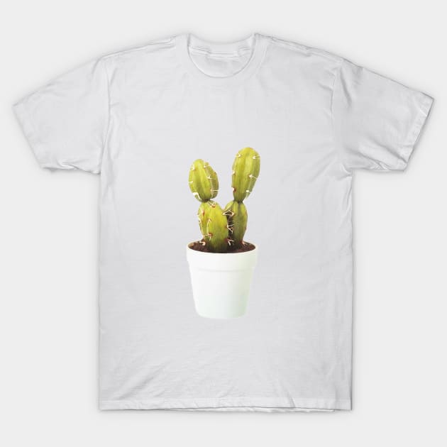 Watercolor Cactus T-Shirt by Isabelledesign